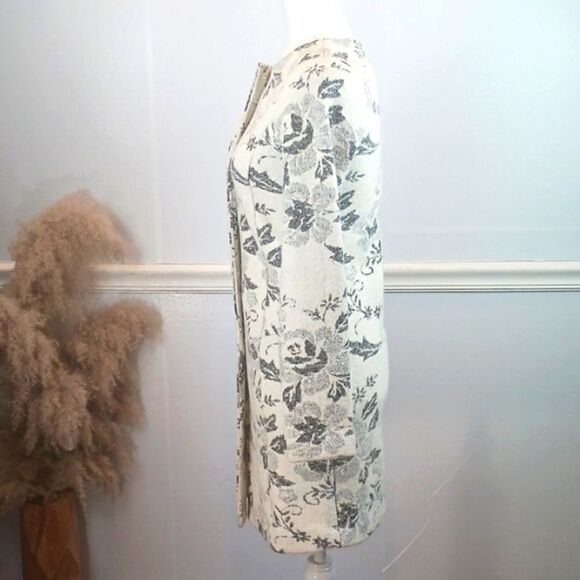 Anthropologie Lucy & Laurel floral wool-blend  jacket whimsigoth fairy sz S - Picture 6 of 11